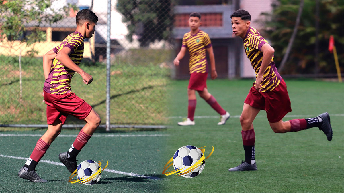 Jovem Talento no Futebol o Kleber Santos