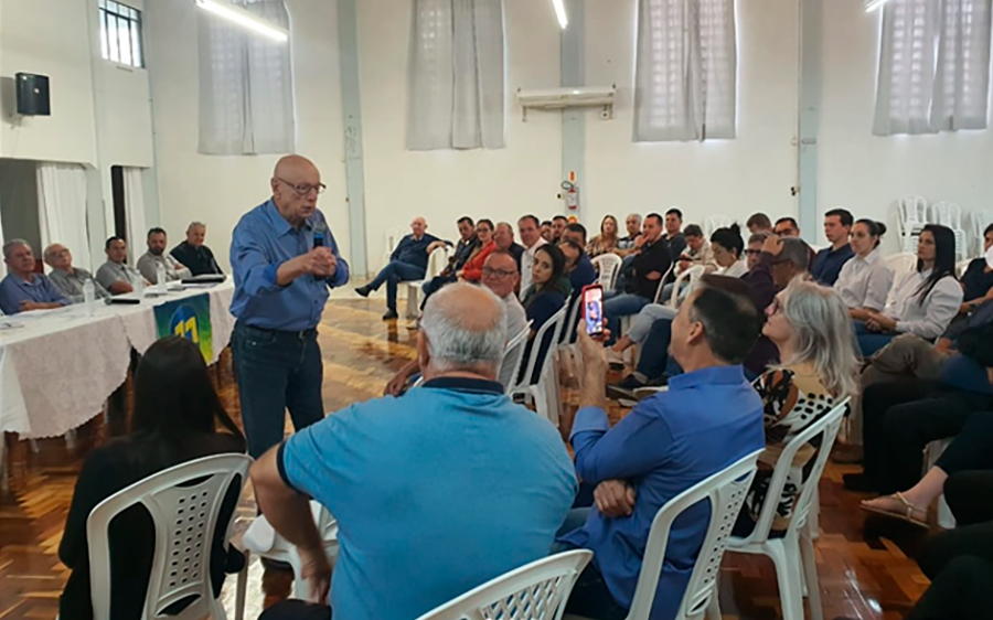 Senador Esperidião Amin Visita Oeste