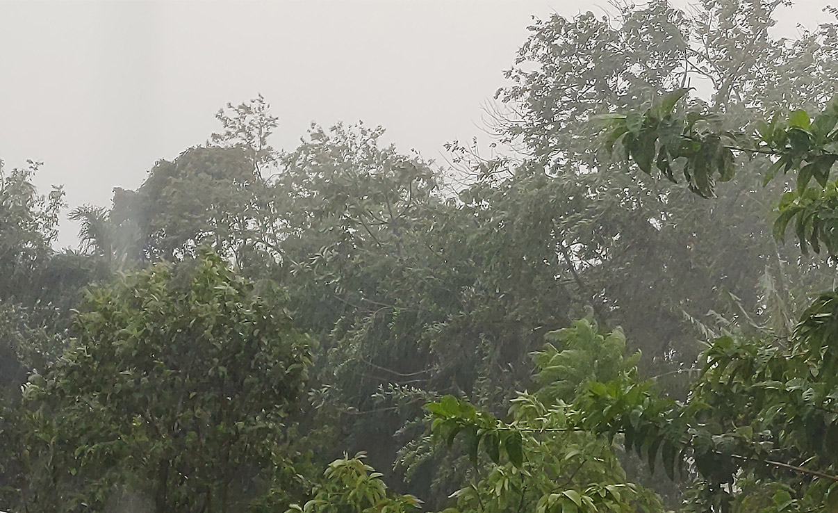 Chuva forte em Florianópolis