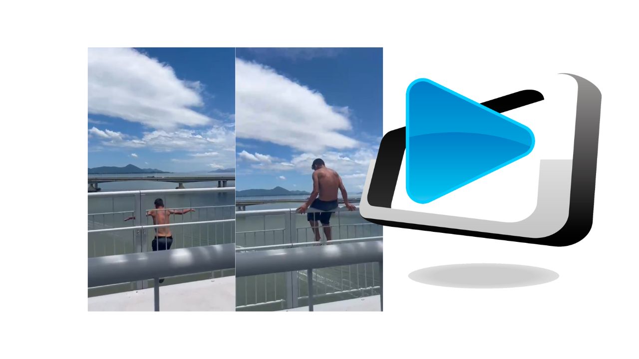 Homem é resgatado com vida