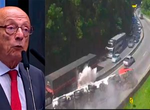 Acidente em Palhoça SC e senador Esperidião